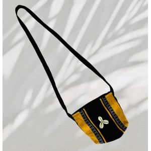 Yellow Chakhesang Shell sling bag - Ethnic Inspirations